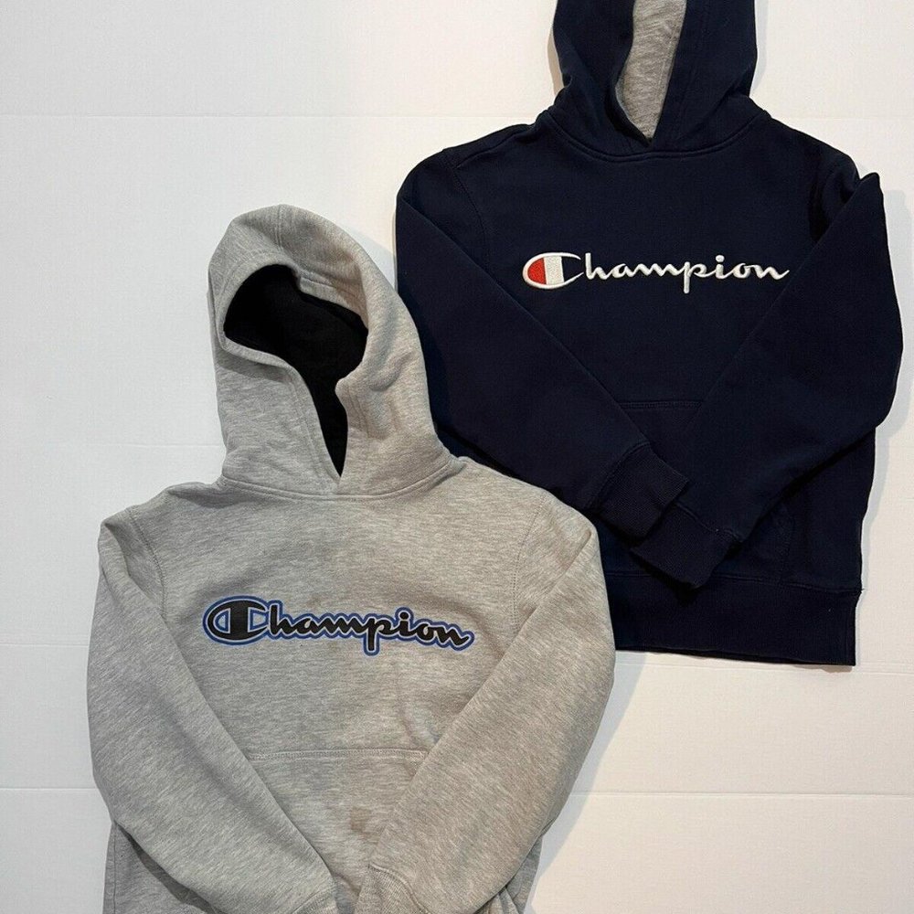 Lot Of 2 Boys Champion Hoodie And Size Small